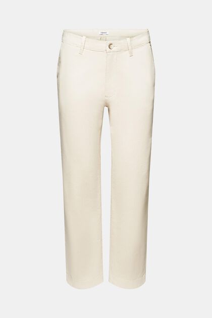 Cotton Straight Chino Pants