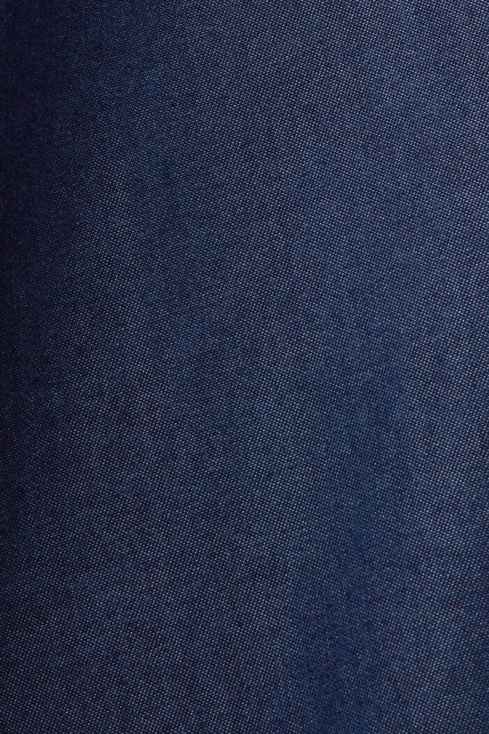 Midi skirt in a denim look, TENCEL™, BLUE DARK WASHED, detail image number 5