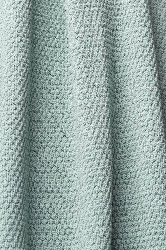 Sleeveless jumper, cotton blend, LIGHT AQUA GREEN, detail image number 1