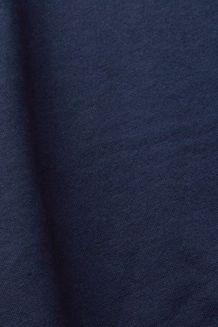 T-shirt with boat neckline, NAVY, detail image number 4