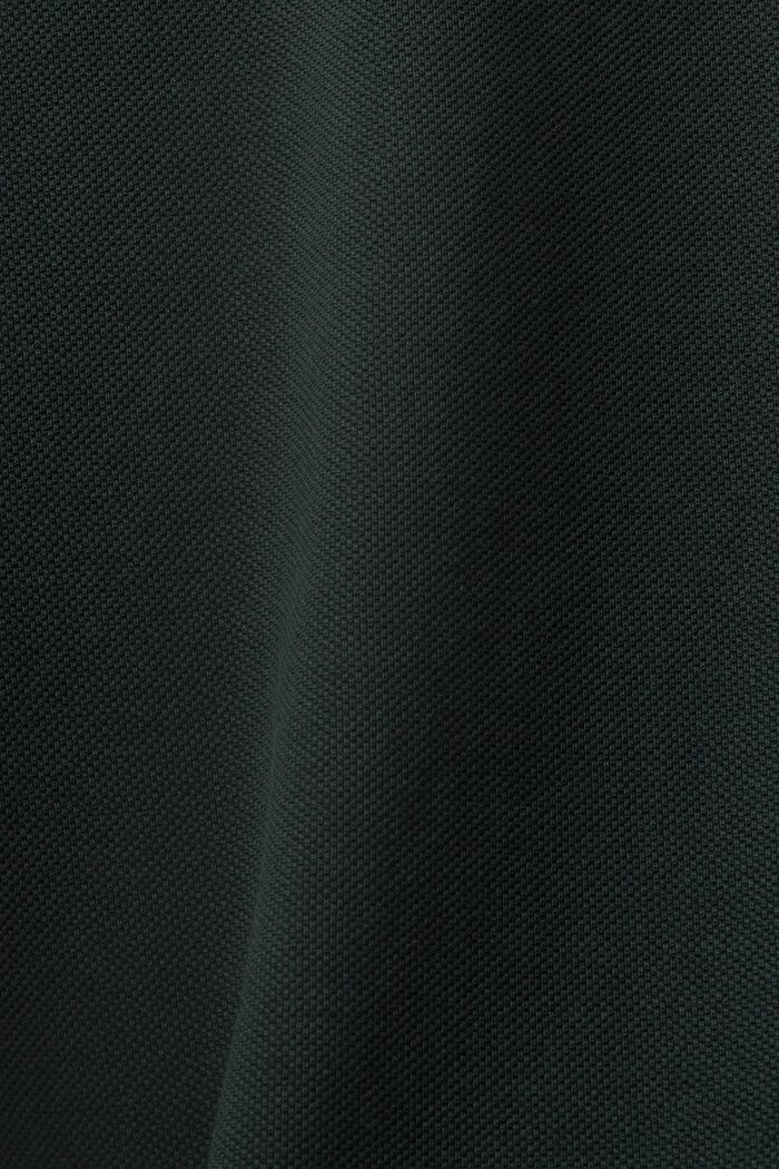 Slim fit polo shirt, DARK TEAL GREEN, detail image number 5