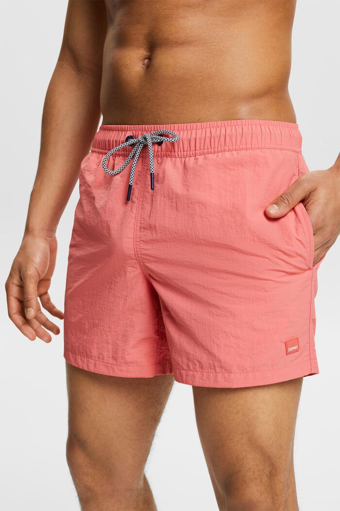 Crinkled Swimming Shorts, CORAL, detail image number 3