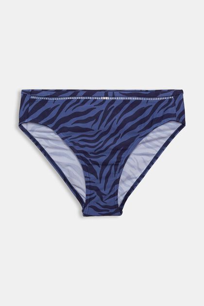 Made of recycled material: patterned bikini bottoms
