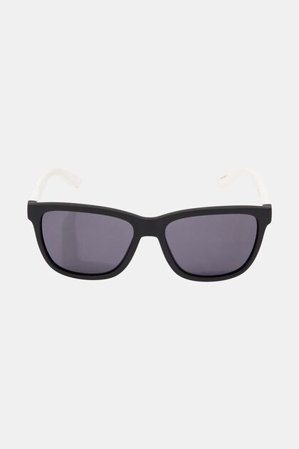 Rectangular sunglasses, BLACK, overview