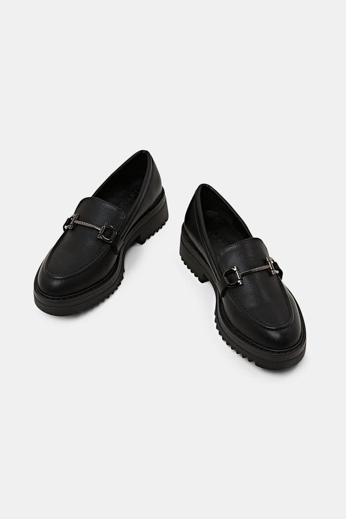 ESPRIT - Vegan Leather Platform Loafers at our online shop