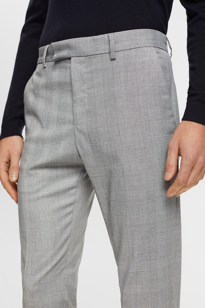 Checkered trousers, LIGHT GREY, detail image number 2