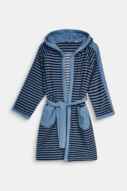 Children’s bathrobe with pointed cap, SKY BLUE, overview