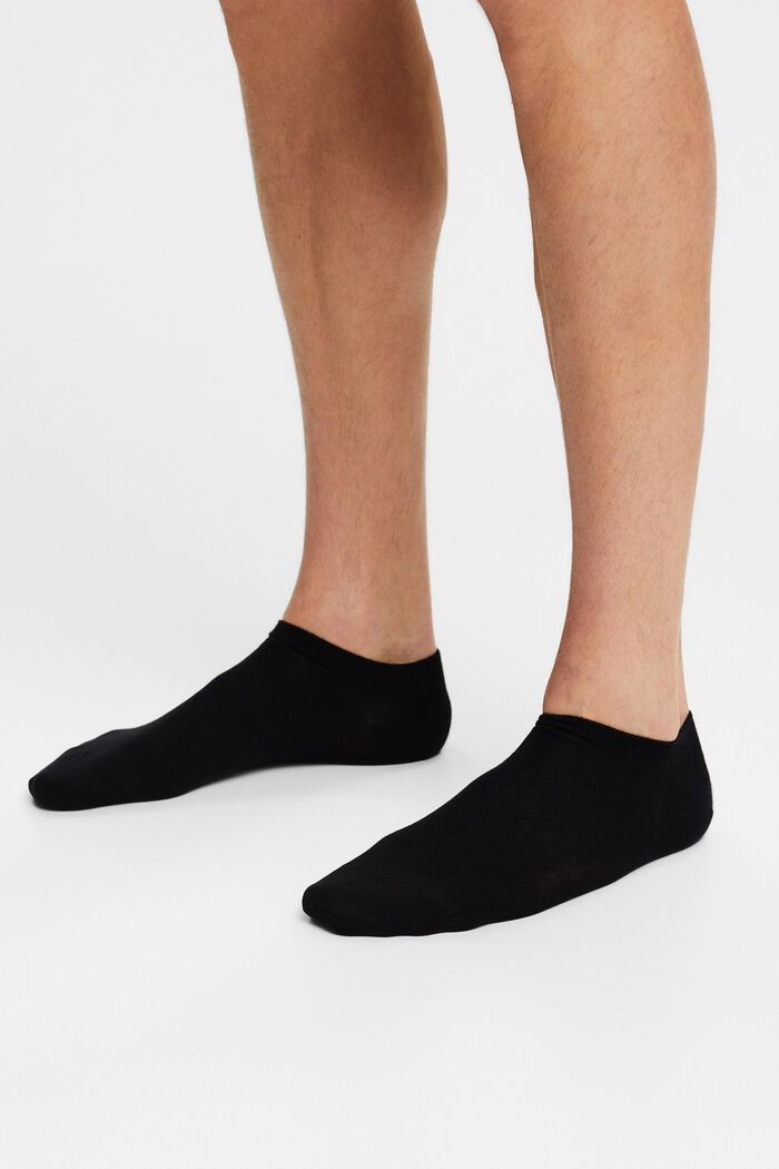 2-Pack Socks, Organic Cotton, BLACK, detail image number 1