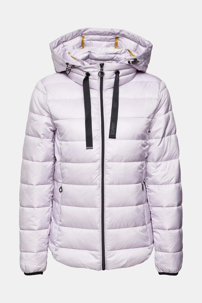 Quilted jacket with detachable hood, LAVENDER, detail image number 2