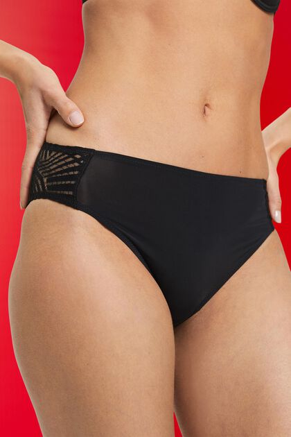 2-pack of mini briefs with lace detail