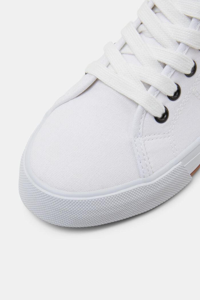 High-top canvas trainers, OFF WHITE, detail image number 3