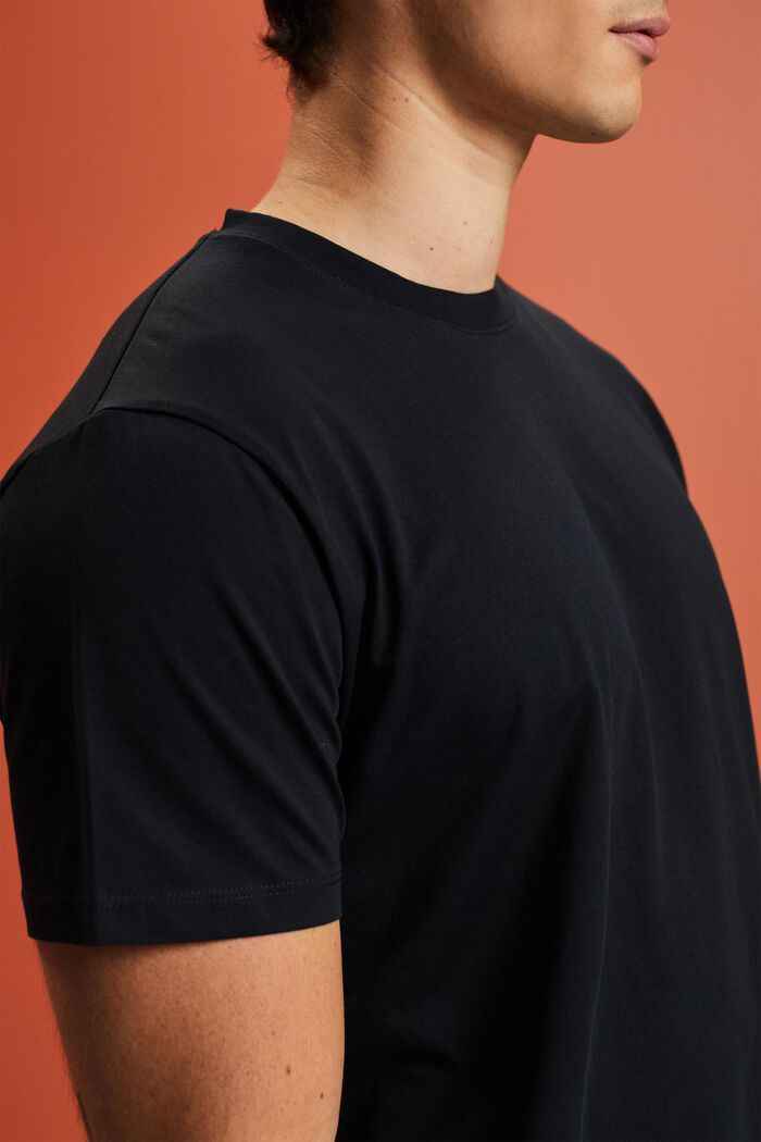 Jersey t-shirt, BLACK, detail image number 2