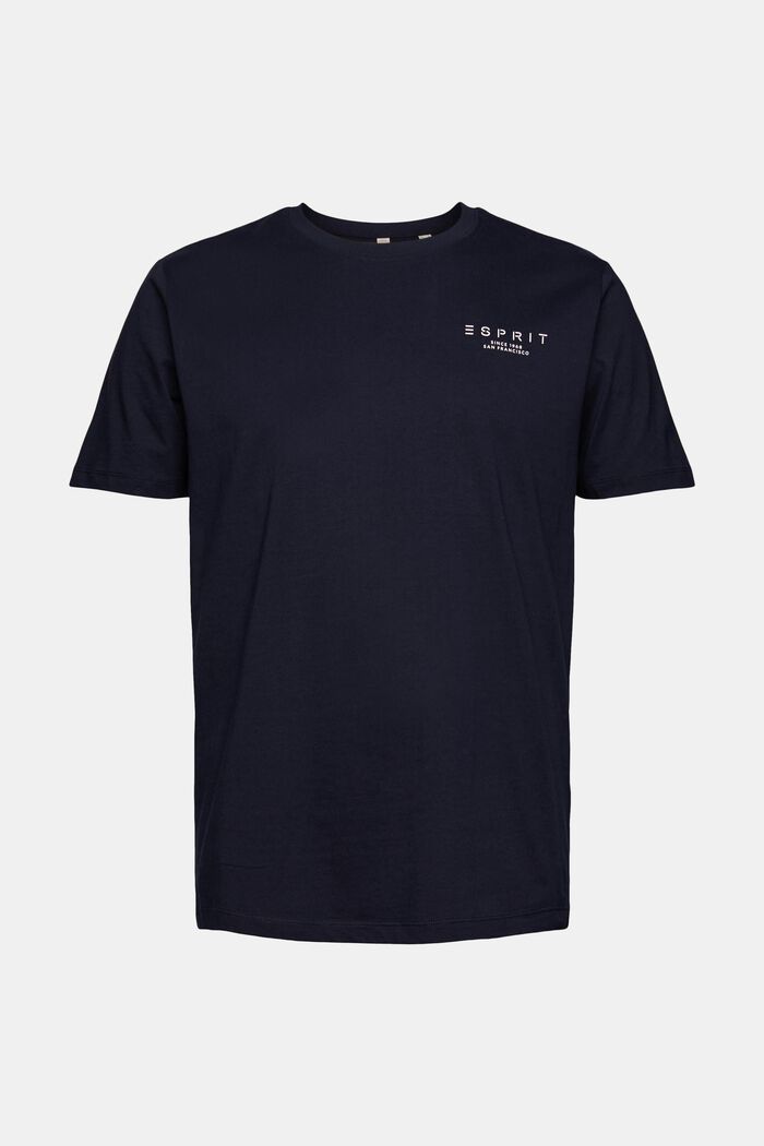 Jersey T-shirt with a logo print, NAVY, detail image number 6