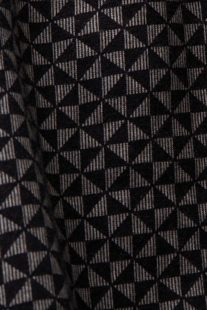 Patterned pyjama shorts made of 100% organic cotton, BLACK, detail image number 4