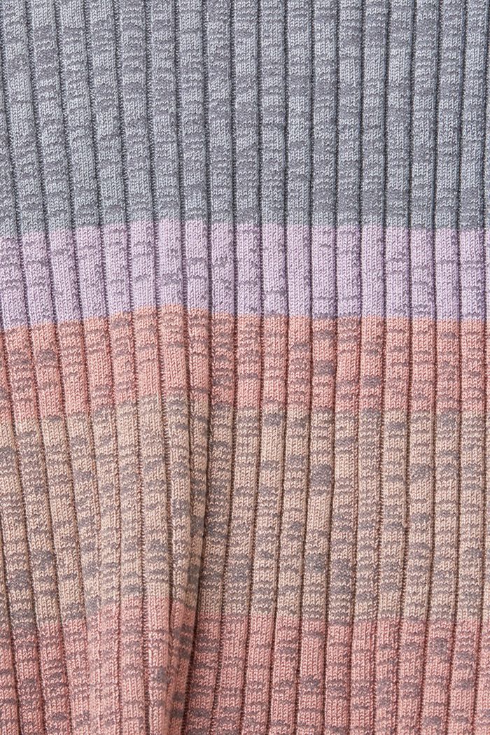 Striped rib knit jumper, LENZING™ ECOVERO™, BLUE, detail image number 5