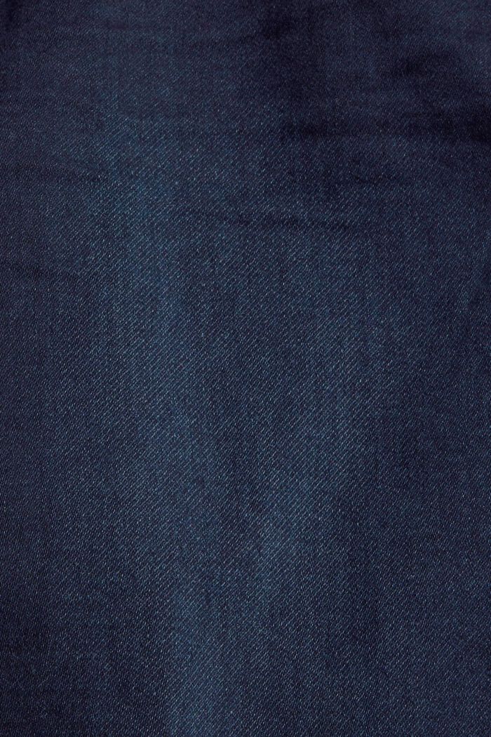 Denim shorts made of blended organic cotton, BLUE RINSE, detail image number 5