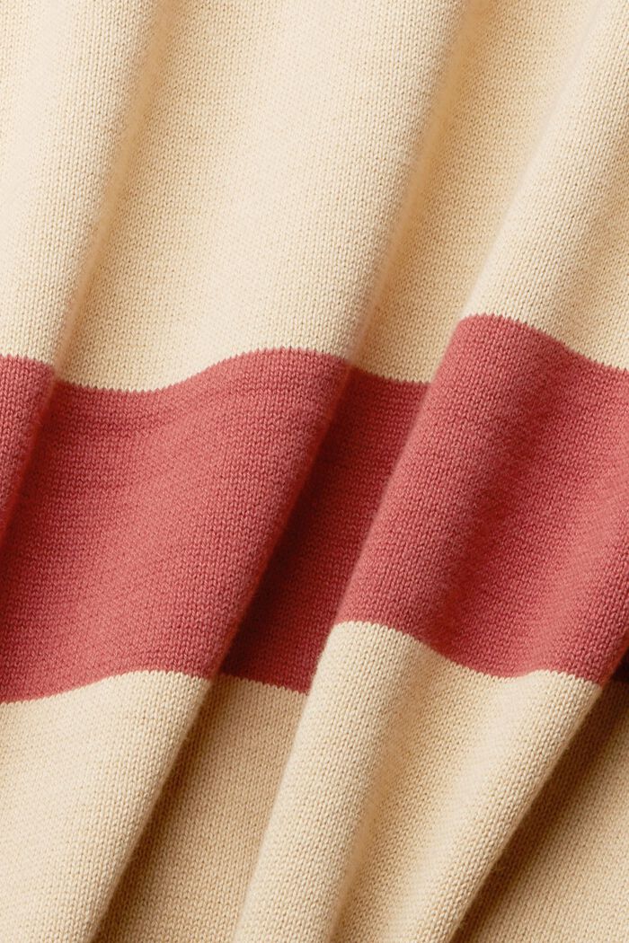 Polo neck jumper, 100% cotton, TERRACOTTA, detail image number 4