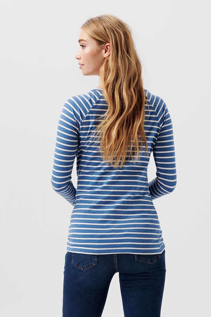 ESPRIT - Striped long-sleeved top, organic cotton at our online shop