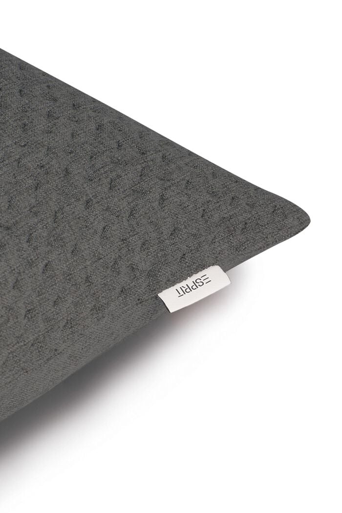 Large, woven lounge cushion cover, DARK GREY, detail image number 1