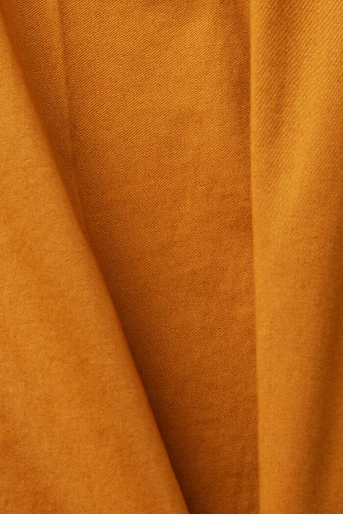 Stretch cotton chinos, CARAMEL, detail image number 5