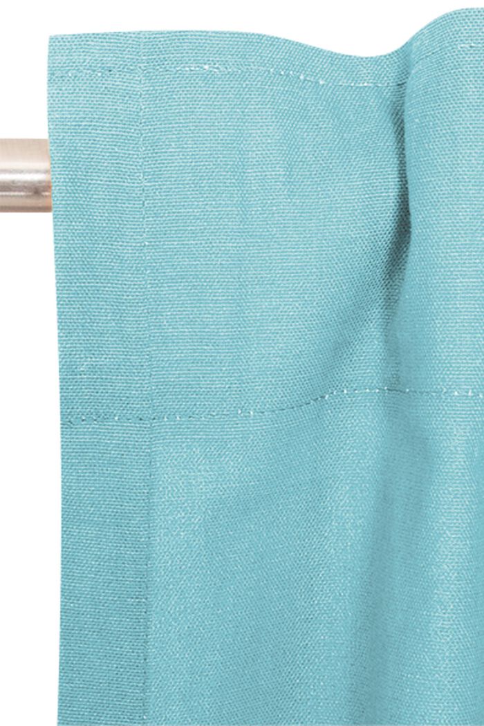 Curtain with concealed loops, AQUA, detail image number 1