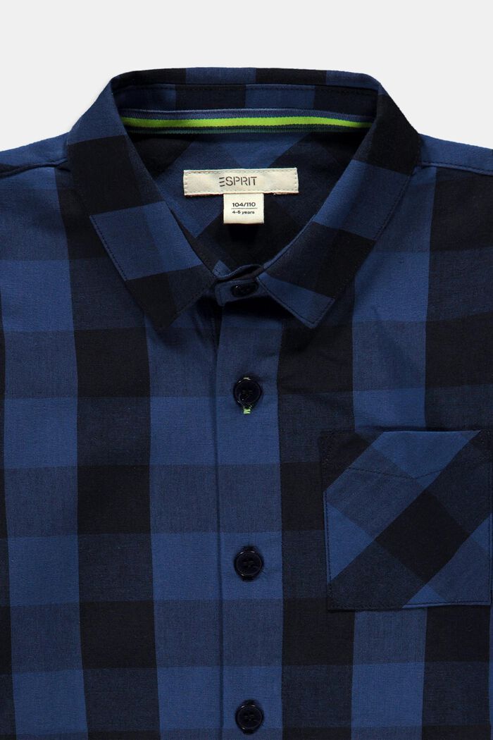 Checked shirt, BLUE, detail image number 2