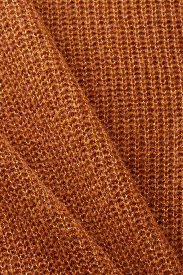Cowl Neck Sweater, CARAMEL, detail image number 5