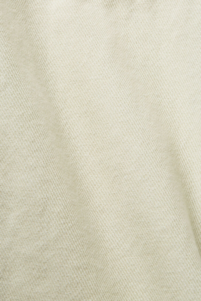 Twill overshirt, 100% cotton, BEIGE, detail image number 6
