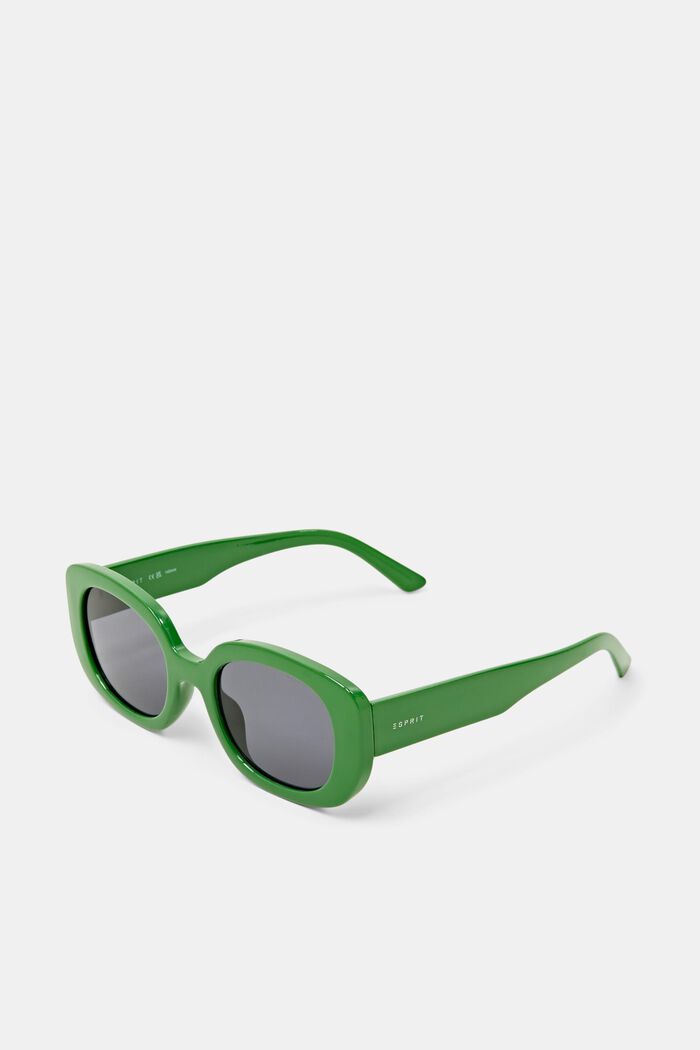 Square sunglasses, GREEN, detail image number 2