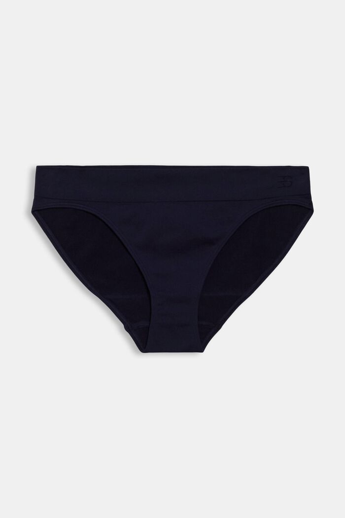 Recycled: soft, comfy hipster briefs, NAVY, overview