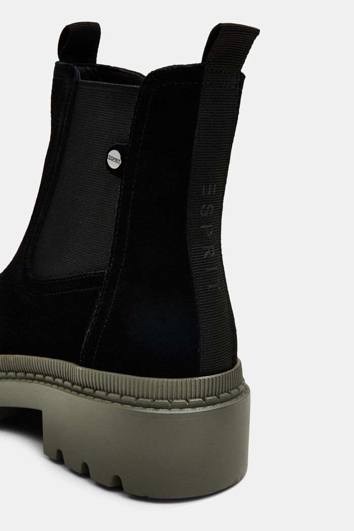 Suede Chelsea boots, BLACK, detail image number 2