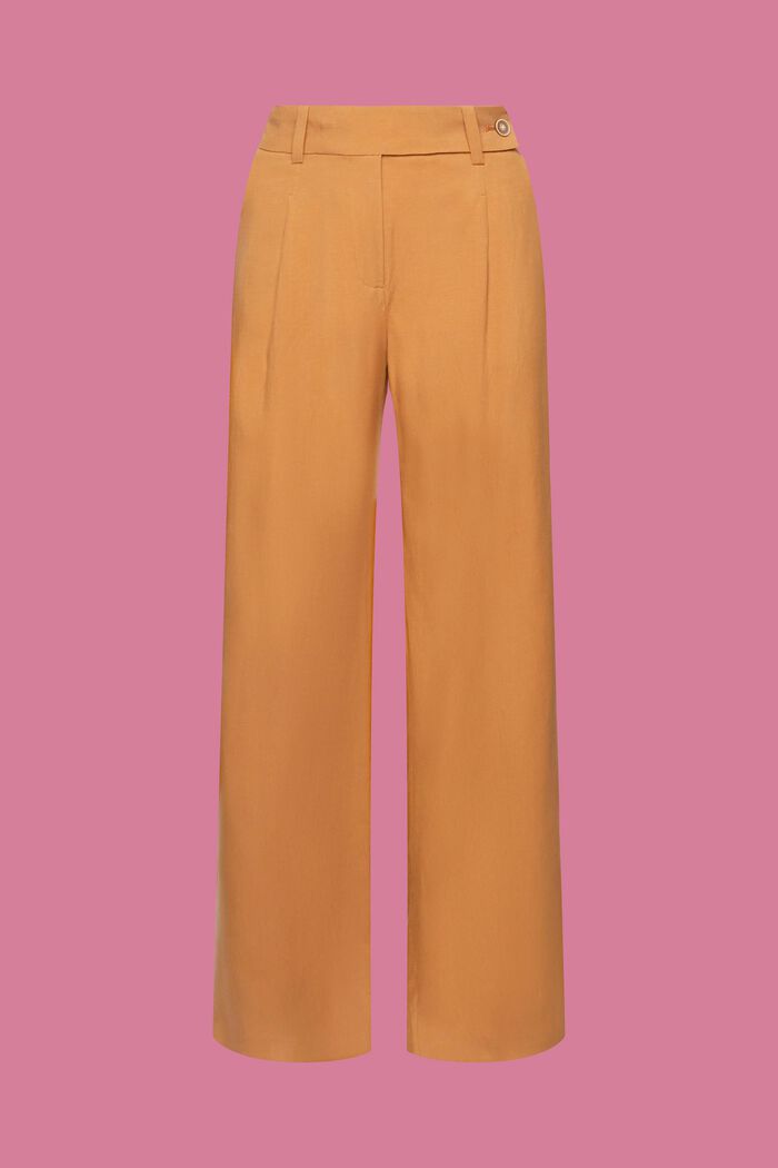 Wide leg trousers, TENCEL™, CAMEL, detail image number 7