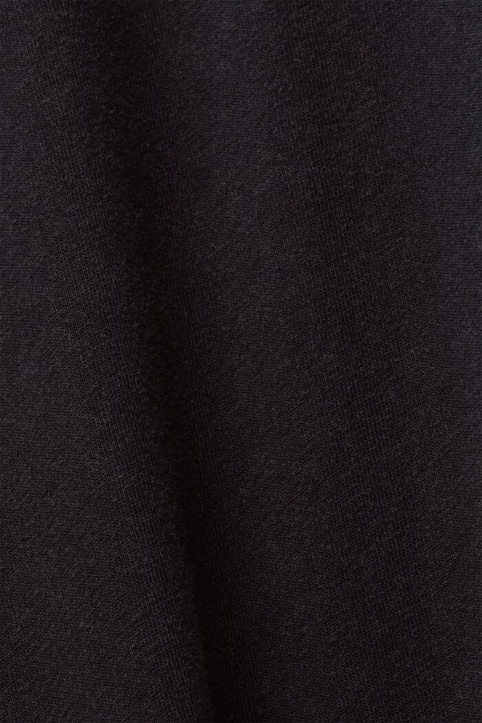 Garment-dyed jersey t-shirt, 100% cotton, BLACK, detail image number 5