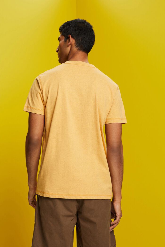 Cotton Jersey T-Shirt, SUNFLOWER YELLOW, detail image number 3