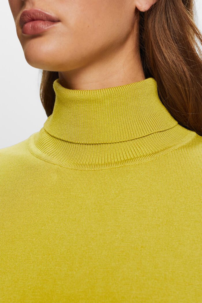 Long-Sleeve Turtleneck Sweater, PISTACHIO GREEN, detail image number 2
