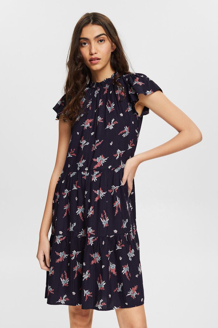 Dress with a floral pattern, LENZING™ ECOVERO™