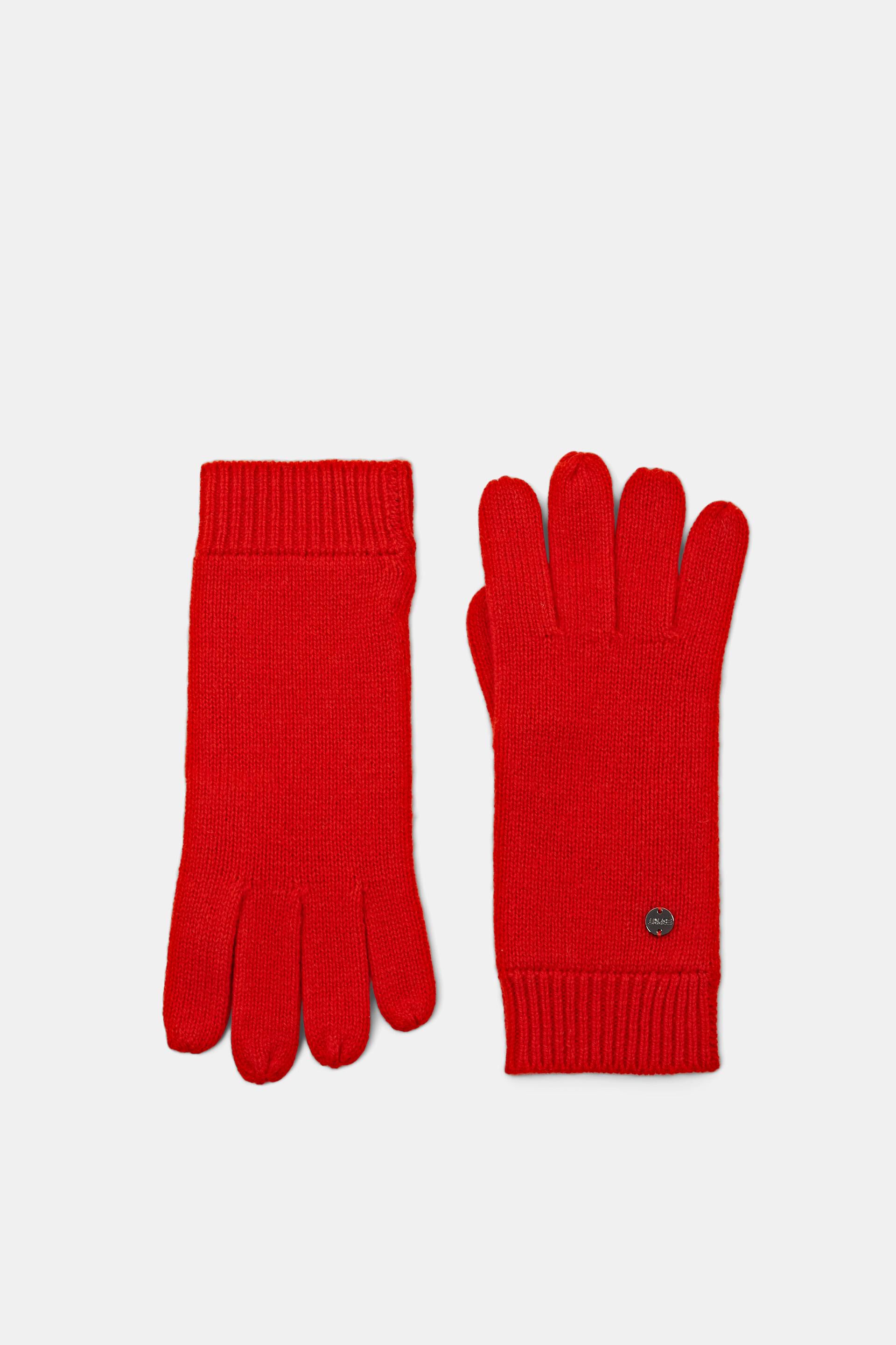 - Save 3% Red Womens Accessories Gloves Portolano Cashmere Gloves in Rust 