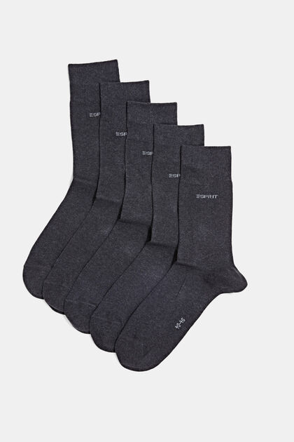 ESPRIT - Pack of 5 socks, blended organic cotton at our online shop