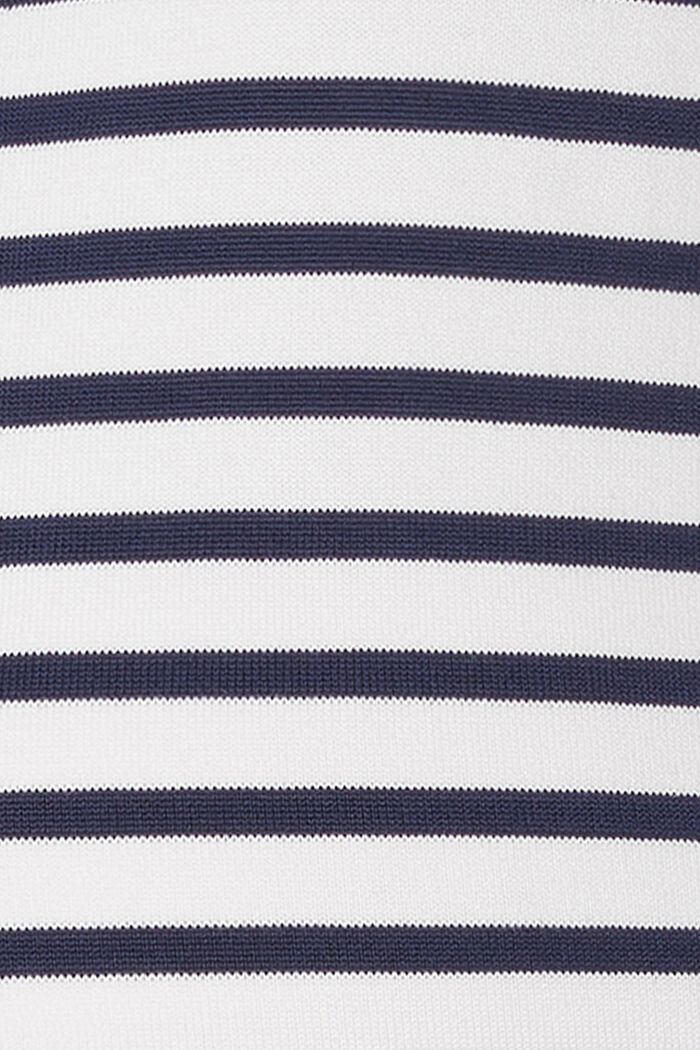 MATERNITY Organic Cotton Striped Sweater, BRIGHT WHITE, detail image number 4