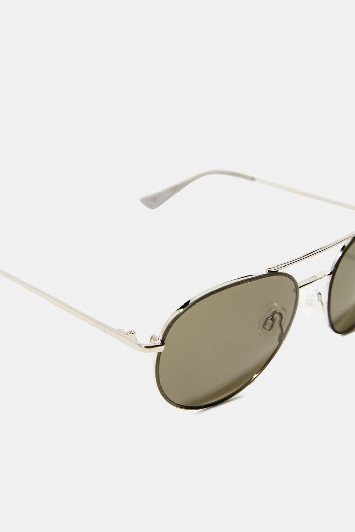 Sunglasses with metal frame, GREEN, detail image number 1