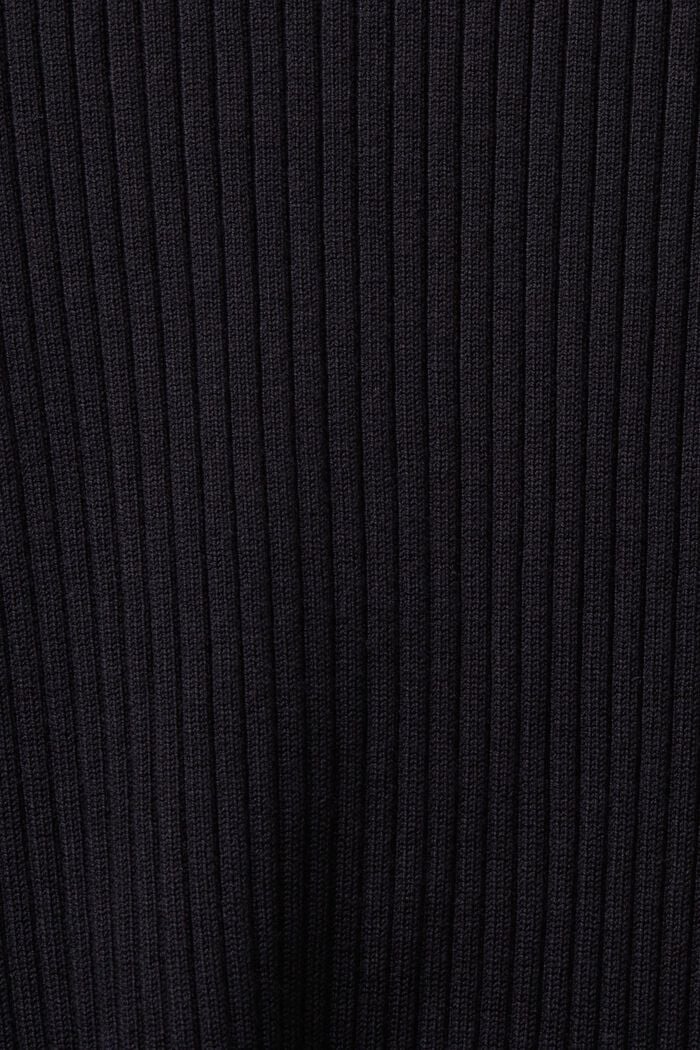 Striped Rib-Knit Top, BLACK, detail image number 5