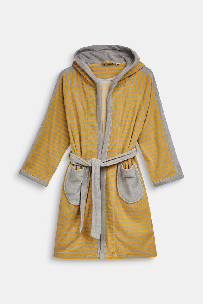 Children’s bathrobe with pointed cap, STONE, detail image number 0