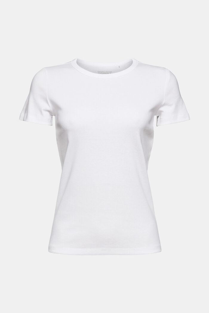 Cotton t-shirt, WHITE, detail image number 2