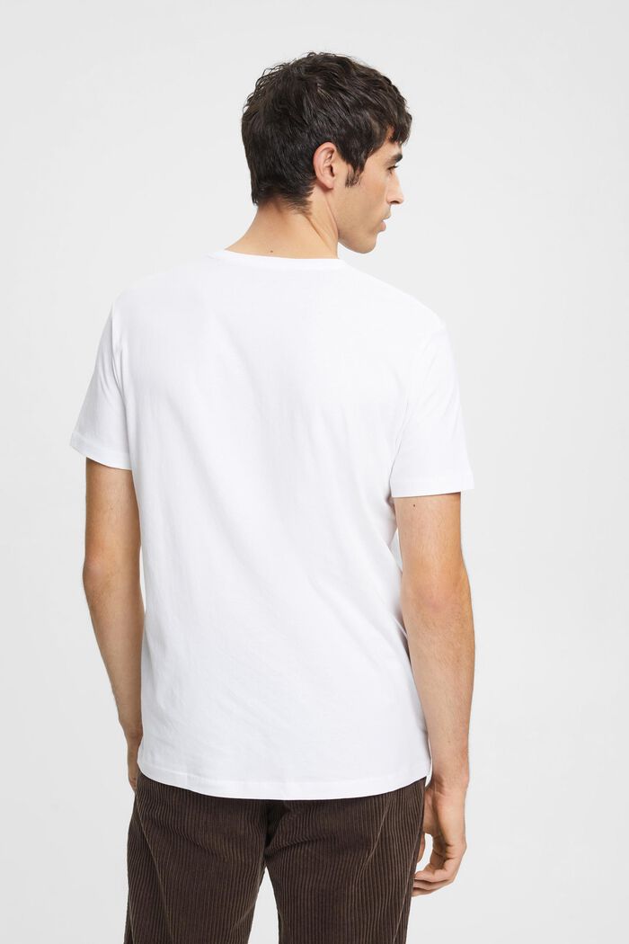 Jersey t-shirt, WHITE, detail image number 3