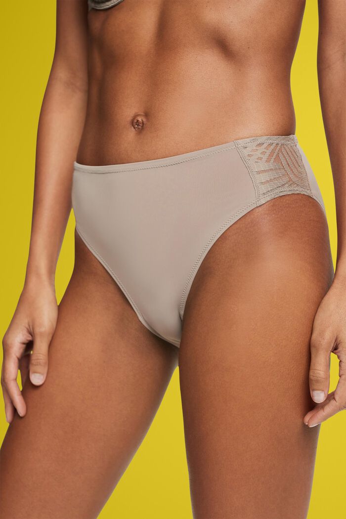 2-pack of mini briefs with lace detail, LIGHT TAUPE, detail image number 2