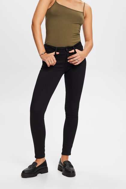 Recycled: mid-rise skinny fit stretch jeans