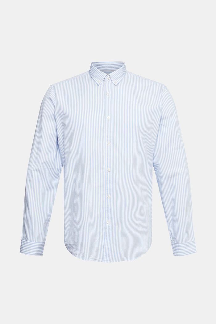 Button-down shirt with a striped pattern