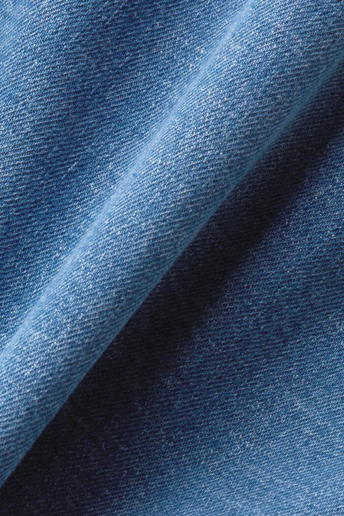 Cropped, oversized jeans jacket, BLUE MEDIUM WASHED, detail image number 5