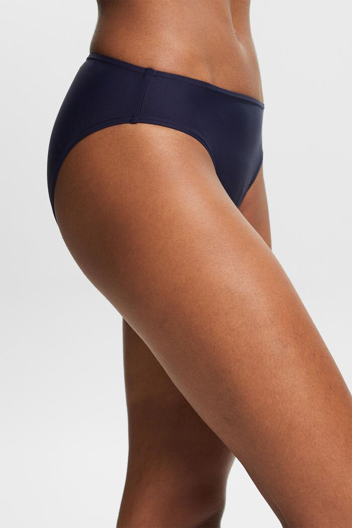 Recycled: plain bikini briefs, NAVY, detail image number 2