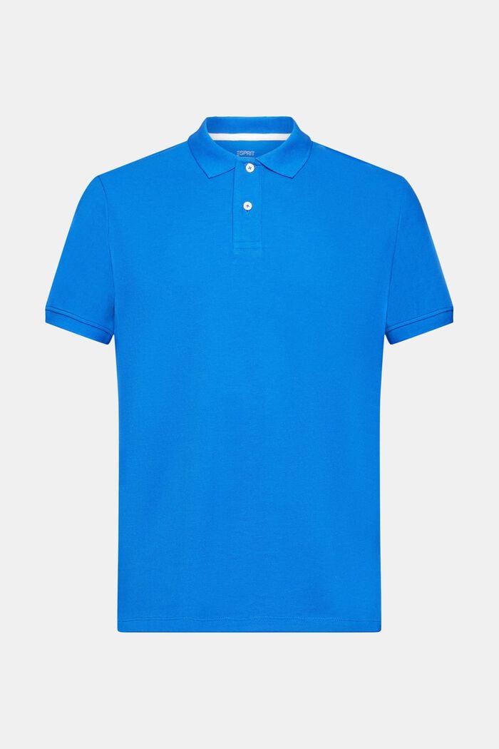 Slim fit polo shirt, BLUE, detail image number 6